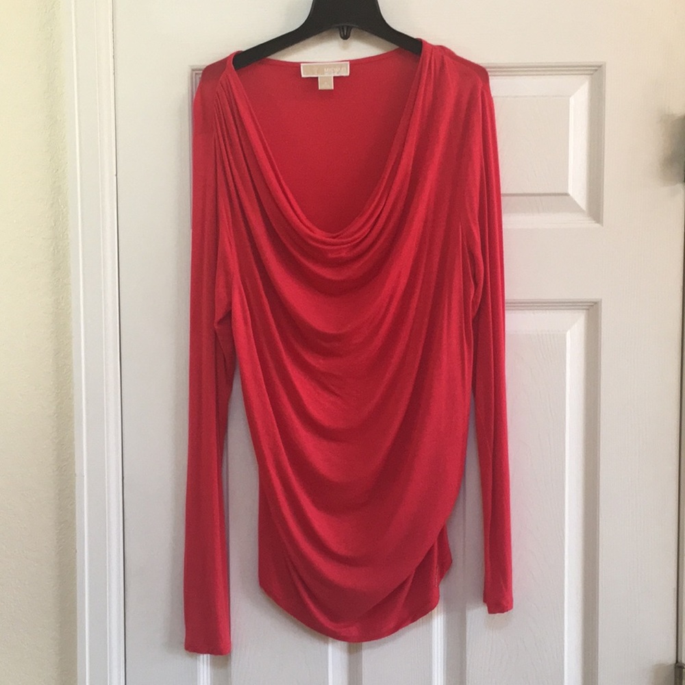 Michael Kors cowl neck shirt